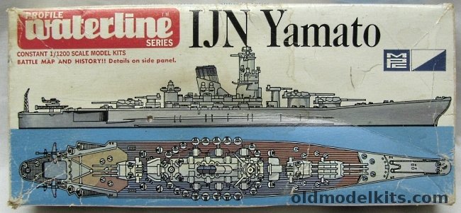 MPC 1/1200 IJN Yamato Battleship - Waterline Series, 2-4006-110 plastic model kit